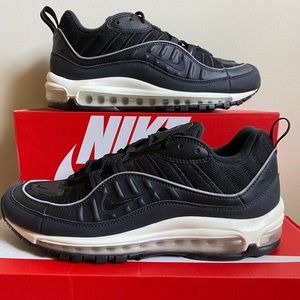 Nike Air Max 98 Oil Grey Mens Size 9 Black White